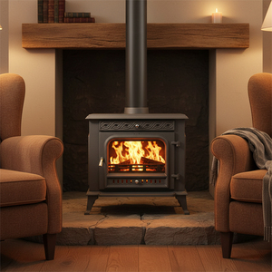 Cheminée <span class=keywords><strong>à</strong></span> <span class=keywords><strong>bois</strong></span> en fonte, design pratique pour salon, fabriquée en Chine, vente chaude - Product Image 2