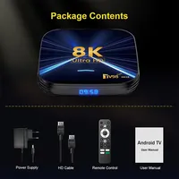 Boîtier TV Android 12 TV98 H618 8K H96 Max WIFI6 Lecteur multimédia Décodeur TV intelligent 4K