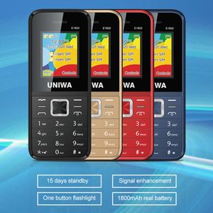UNIWA E1802 Dual Card Feature Phone 1,77 pulgadas Precio bajo Teléfono móvil 1800mAh Batería 21 teclas UNIWA Teléfono móvil - Product Image 2