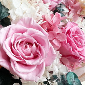 ช่อดอกไม้แฮนด์เมด D417 ของตกแต่งบ้าน ช่อดอกกุหลาบนิรันดร์ สำหรับวันวาเลนไทน์และวันเกิด - Product Image 5