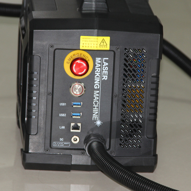 50w Portable Mini Fiber Laser Marking Machine for Metal Nameplate Marking
