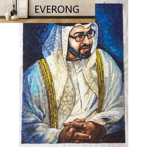 Clip de verre de <span class=keywords><strong>Marseille</strong></span> mosaïques pour Chur mur intérieur mosaïque décoration murale intérieure belle peinture de fond mosaïque murale - Product Image 5