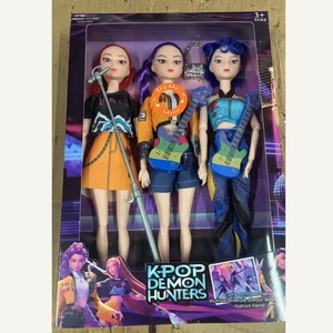 ตุ๊กตา K-POP ชุดนักล่าแม่มด ของเล่นแบบประกอบเอง ตุ๊กตาไวนิลมีเสียงเพลงและไฟ ลูมิ มิรา โซอี้ ของเล่นเด็กสุดฮิต - Product Image 1