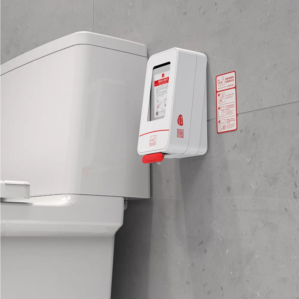 Dispenser di sapone manuale per vendite calde 2023 con 500 capacità montato a parete in plastica nera bianca Dispenser di sapone per le mani per WC