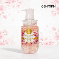Gel douche aux pétales biologiques, hydratant, parfum longue durée, plusieurs parfums pour un usage quotidien, gel douche pour le corps