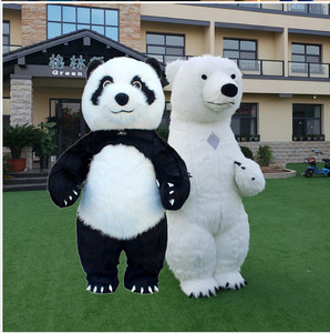 Costumes de poupées ours de dessin animé pour couples étrangers, costumes de performance pour poupées ambulantes <span class=keywords><strong>homme</strong></span> et femme, costumes de cosplay d'ours pour adultes - Product Image 5