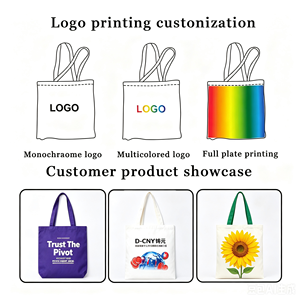 Bolsa <span class=keywords><strong>de</strong></span> Compras Grande <span class=keywords><strong>de</strong></span> Lona <span class=keywords><strong>de</strong></span> Algodón <span class=keywords><strong>de</strong></span> 12 oz con Logotipo Bordado para Supermercado, Comercio Minorista, Eventos, Asa Resistente, Reutilizable - Product Image 5