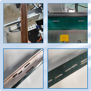 Machine de fraisage et de perçage à double tête pour rainures d'étanchéité de fenêtres et portes en <span class=keywords><strong>PVC</strong></span>/UPVC, moteur haute productivité 220V-380V pour le traitement des profilés de fenêtres - Product Image 6