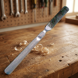 ASAP Râpe à callosités professionnelle double face en acier inoxydable écologique avec manche en plastique pour soins des pieds et des ongles - Product Image 2