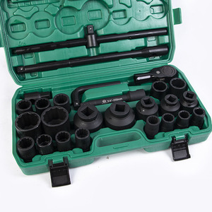 Heavy-Duty Socket Set 3/4 In Hex Torx Dodecagonal For Automotive Repair Industrial Grade High-Strength Alloy T-Handle - Product Image 1