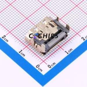 HDA65-F1S1-4000-A <b>HDMI</b> Connector SMD Connector ( Connector Type: <b>HDMI</b>-A )( Gender: Female )( Total Number of PINs: 19P ) - Product Image 2