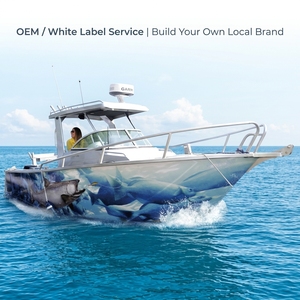 Bateau <span class=keywords><strong>de</strong></span> pêche en aluminium entièrement soudé <span class=keywords><strong>de</strong></span> 25 pieds, cabine <span class=keywords><strong>de</strong></span> pilotage, 8 places, croiseur <span class=keywords><strong>de</strong></span> cabine, bateau en alliage marin <span class=keywords><strong>de</strong></span> qualité 5083 avec remorque - Product Image 5