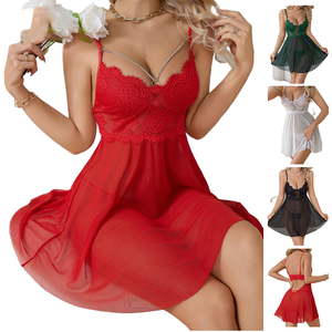 Nouvelle collection 2025 : Lingerie érotique sexy en dentelle florale, nuisette de luxe pour l'été et l'automne, tentation pure et irrésistible, modèle ajouré. - Product Image 1