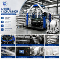 Machine à tisser circulaire automatique à six navettes haute vitesse pour sacs en PP tissés pour ciment, riz et engrais - Prix usine du fabricant