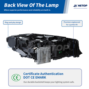 HETOP US G20 Headlights 2019-2022 3 Series Dual Color Upgrade Modified LED DRL Snake Eye <b>Style</b> <b>Head</b> Lamp Plug and Play for Retro - Product Image 3