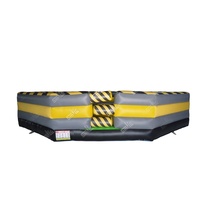 Juego Inflable Toxic Meltdown, Desafío Wipeout, Último Hombre en Pie, Juego Deportivo Interactivo Inflable