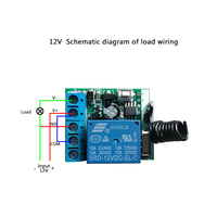 Module de relais monocanal 12V CC, interrupteur sans fil intelligent RF, récepteur + émetteur de télécommande, kit de bricolage