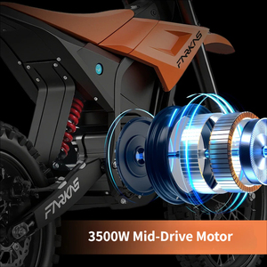 มอเตอร์ไซค์วิบากไฟฟ้า 3000W 60V พร้อมเกียร์ สำหรับทุกสภาพถนน - Product Image 6