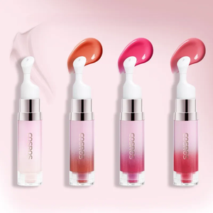 Suero de labios rosa de alta calidad al por mayor, potenciador de volumen de cristal brillante, aceite labial líquido para maquillaje, etiquetado personalizado - Product Image 1