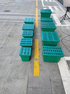 Nouvelle fosse d'<span class=keywords><strong>infiltration</strong></span> carrée en plastique PP Zhaocheng pour eaux pluviales avec panier filtrant 400*600*800mm - Product Image 2
