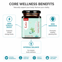 Vente en Gros OEM Pâte Naturelle aux Plantes Énergie Vitalité Éclat de Peau Équilibre Interne Complément 300g