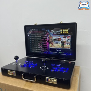 Console de <span class=keywords><strong>Jeu</strong></span> d'Arcade Portable 29800+ Jeux Classiques HD 21 Pouces avec Joystick Rétro pour Jeux de <span class=keywords><strong>Combat</strong></span>, en Métal, Version Anglaise - Product Image 3