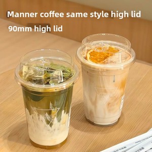 Gobelets en plastique jetables personnalisés avec logo imprimé, 90 mm, pour boissons froides, avec couvercles à bec verseur, style populaire, 10/12/14/16/20/24/32 oz - Product Image 5