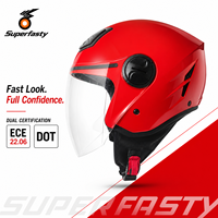 Casque de moto intégral de luxe imperméable en ABS, best-seller, certifié ECE, pour hommes, pour les trajets quotidiens en ville