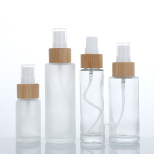 대나무/우드 캡 3ml/5ml/8ml/10ml 분무기 유리 향수 샘플 병 화장품 유리 향수 대나무 스프레이 병 - Product Image 4