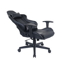 Chaise de jeu pivotante ergonomique de haute qualité avec accoudoirs réglables en cuir PU et fonction inclinable pour jeux de course