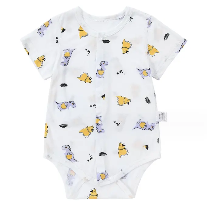 Bebek pijama giymek özelleştirilebilir yenidoğan bebek tulum fermuar giysi bebek Sleepsuit