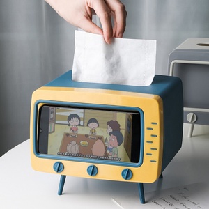 TV Tissue Box Handy Stand halter Desktop Papier halter Organizer Lagerung Serviette Fall Organizer - Product Image 2