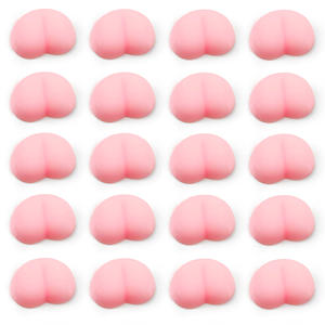 TPR Po-Form Quetschspielzeug Weiches Niedliches Knödel-Scherzartikel Kreatives Po-Aufkleber Stressabbau-Spielzeug für Jugendliche - Product Image 5