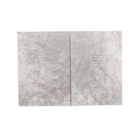 En relief personnalisé cousu cahiers de reliure lâche simple impression doublée à couverture rigide cahiers a5