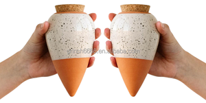 Dispositif d'arrosage automatique pour plantes en terre cuite, globe d'arrosage en argile, <span class=keywords><strong>syst</strong></span>ème d'arrosage hebdomadaire pour plantes d'intérieur et d'extérieur - Product Image 2