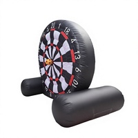 Panneau de fléchettes de football gonflable géant pour publicité extérieure, jeu de fléchettes de football gonflable, château gonflable captivant pour le plaisir