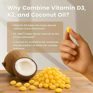Booster immunitaire naturel D3 K2 en gélules molles |   Service complet OEM ODM |   Complément alimentaire de haute pureté non-OGM |   Expédition mondiale en gros - Product Image 3