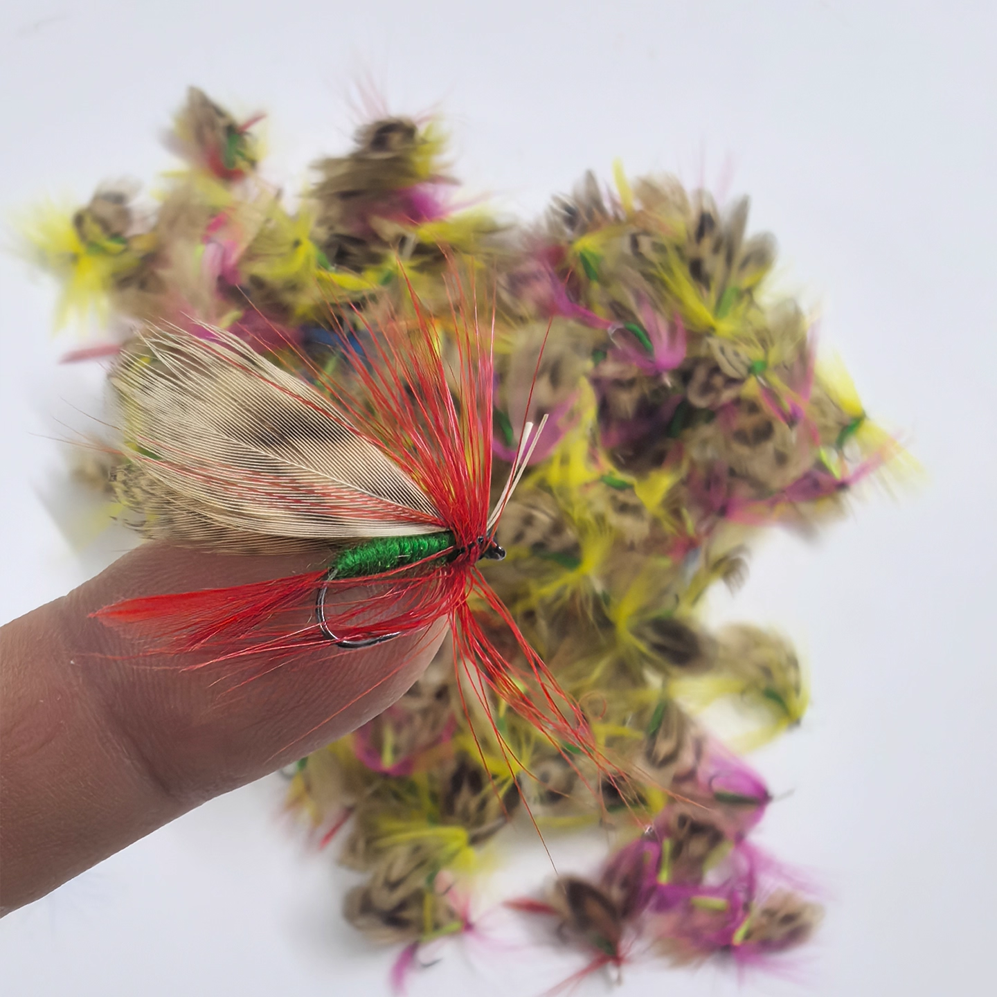 Papillon rouge Couleur aléatoire