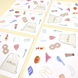Cartes de remerciement personnalisées en papier blanc mat avec code QR pour marque de bien-être, vente en gros - Product Image 5