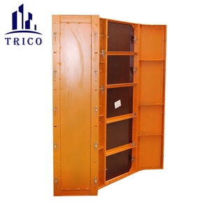 Thép Hình Thành Tấm Hình Euro Với X Flat <span class=keywords><strong>Tie</strong></span> Hệ Thống Ván Khuôn Tường Bê Tông Thép-ply - Product Image 2