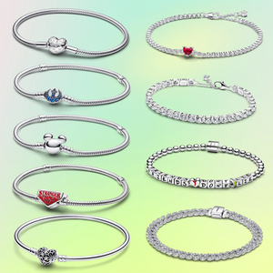 2025 <span class=keywords><strong>bracciale</strong></span> a catenina a forma di cuore in argento Sterling S925 con fibbia a forma di forma argento charm per <span class=keywords><strong>donna</strong></span> <span class=keywords><strong>bracciale</strong></span> in argento - Product Image 1