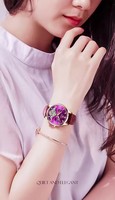AILANG Montre mécanique originale pour femme, phase de lune, élégante, de luxe, en cuir, avec tourbillon ajouré, mode Reloj