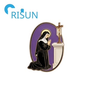 Medaglia Personalizzata di Santa <span class=keywords><strong>Rita</strong></span> da Cascia all'Ingrosso, Ciondolo Medaglione Religioso Cattolico Personalizzabile - Product Image 5