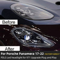 SYA 2023 Panamera 971 Phares LED de style Matrix PDLS pour Porsche Panamera 971 2017 2018 2019 2020 2021 2022 2023 Feux avant