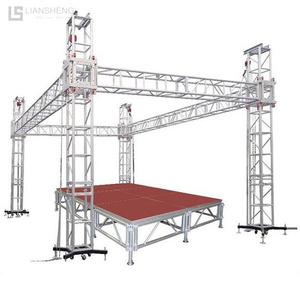 Construcción de instalación rápida Aluminio DJ Iluminación Trusses etapa Altavoz Truss Torre de elevación - Product Image 6