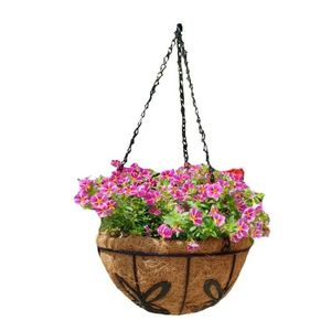 Suspensions murales de cuisine en jute, paniers suspendus, petits paniers tressés en forme de goutte d'eau, pots en bambou pour plantes vides - Product Image 2