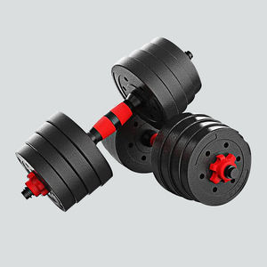 Yeni tasarım 4 in 1 çok fonksiyonlu ayarlanabilir dambıl halter seti 10KG 30KG 20KG 40KG ağırlık kaldırma Fitness ekipmanları - Product Image 1