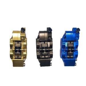 Kaliper Rem Motor HF6/F101 Modifikasi CNC Performa Tinggi 4 Piston Kaliper Rem Cakram Depan Belakang - Product Image 2