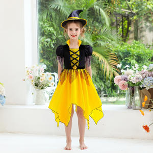 Niñas cuento <span class=keywords><strong>de</strong></span> hadas <span class=keywords><strong>bruja</strong></span> vestido vampiro princesa niños mago Cosplay <span class=keywords><strong>disfraz</strong></span> con sombrero niña Horror vestido calabaza <span class=keywords><strong>disfraz</strong></span> <span class=keywords><strong>de</strong></span> Halloween - Product Image 2