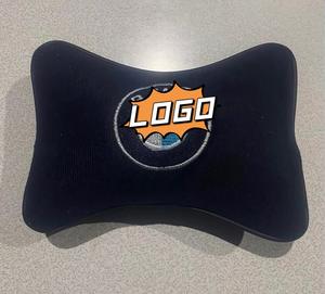 Cojín de Asiento de Auto de Cuero con Espuma Viscoelástica y Logotipo Personalizado para Soporte de Cuello en Automóviles - Product Image 6